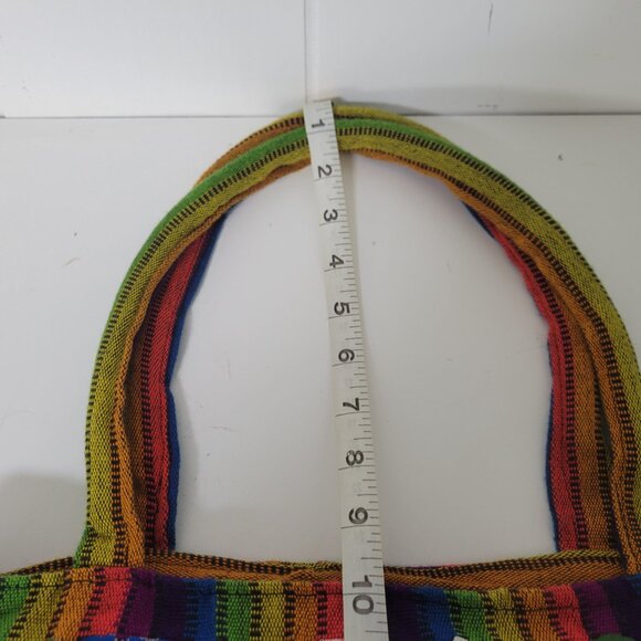 Handmade Floral Embroidered Mexican Shoulder Bag - Picture 5 of 12